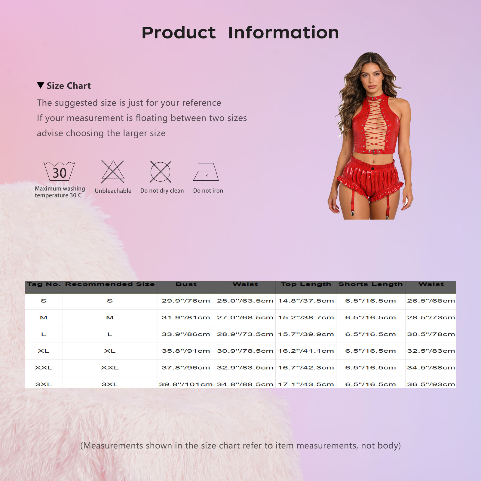 Womens Wet Look PU Leather Clu - Shorts ulasan dan harga